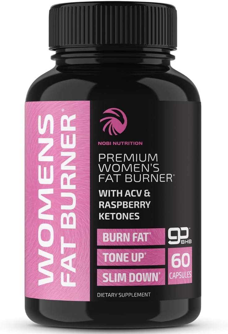 Fat Burners For Women | Weight Loss Pills for Women Belly Fat | Raspberry Ketones | Appetite Suppressant  Metabolism Booster | Back Fat Reducer  Bloating Relief | Diet Pills for Fast Result 60 Ct.