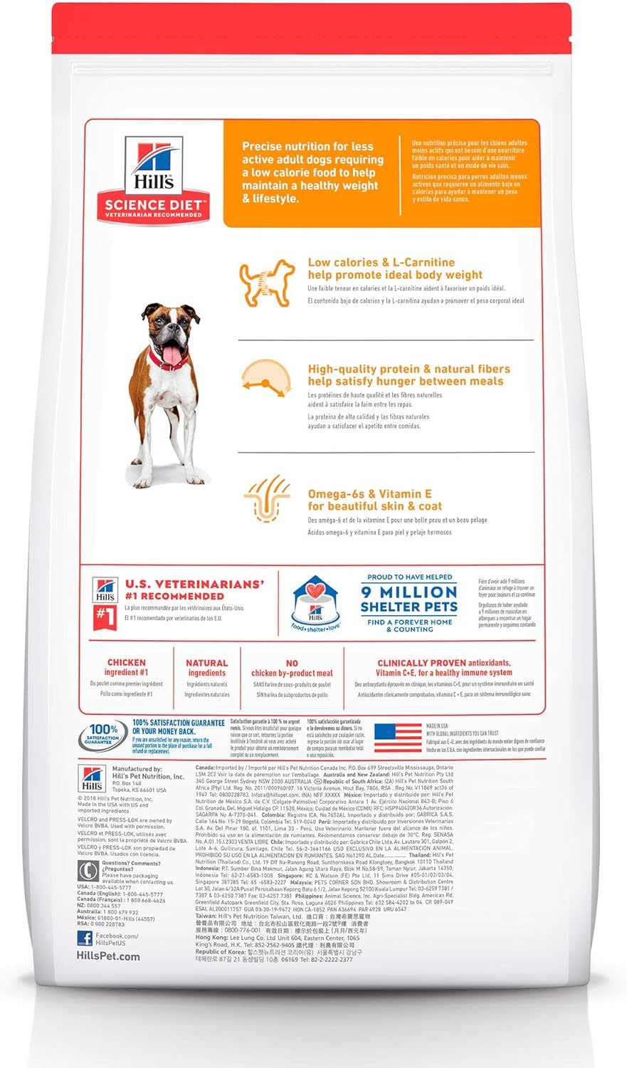 Hills Science Diet Adult 1-6, Adult 1-6 Premium Nutrition, Dry Dog Food, Chicken  Barley, 15 lb Bag