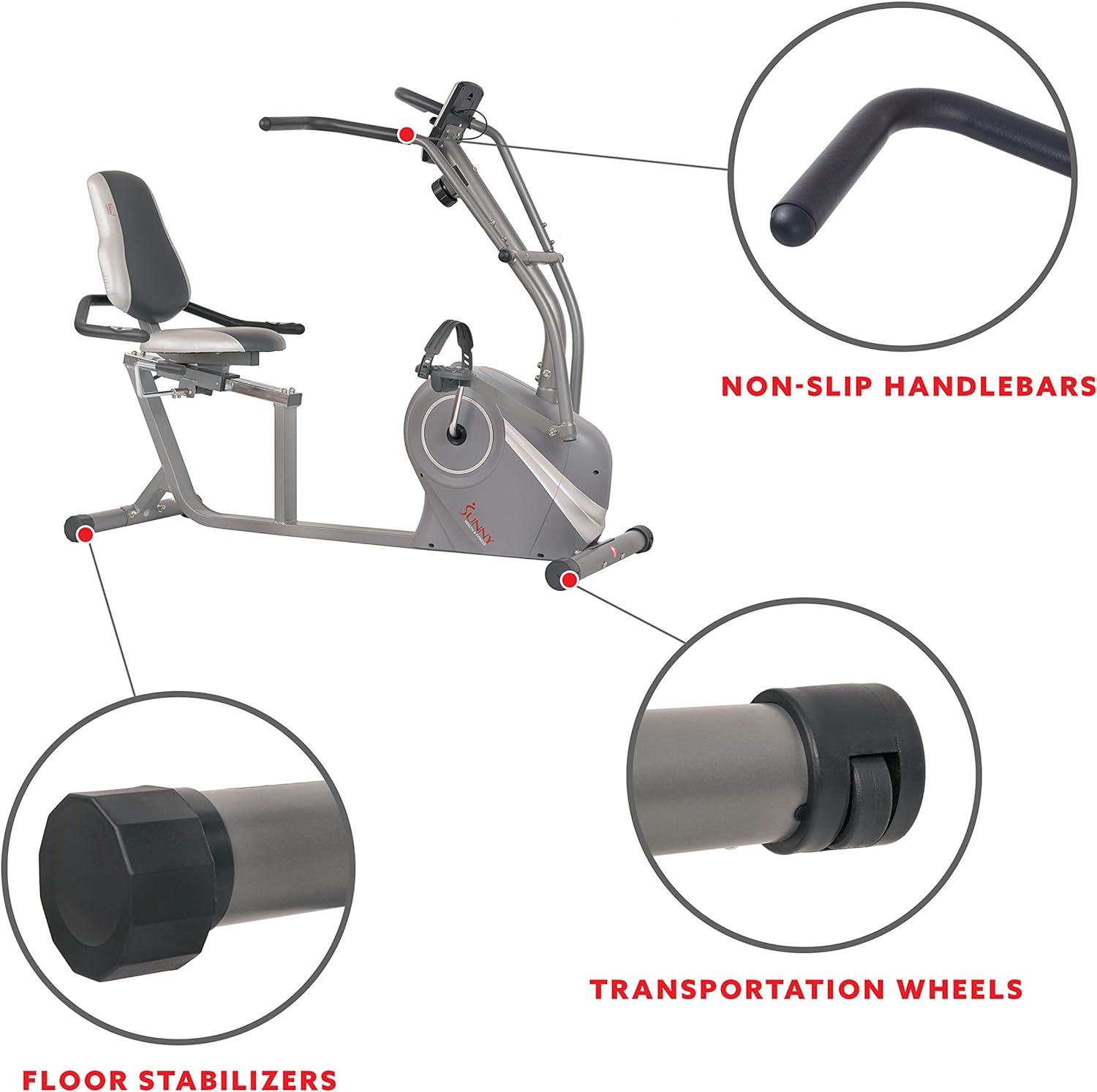 Sunny Health & Fitness Cross Trainer Magnetic Recumbent Bike Review