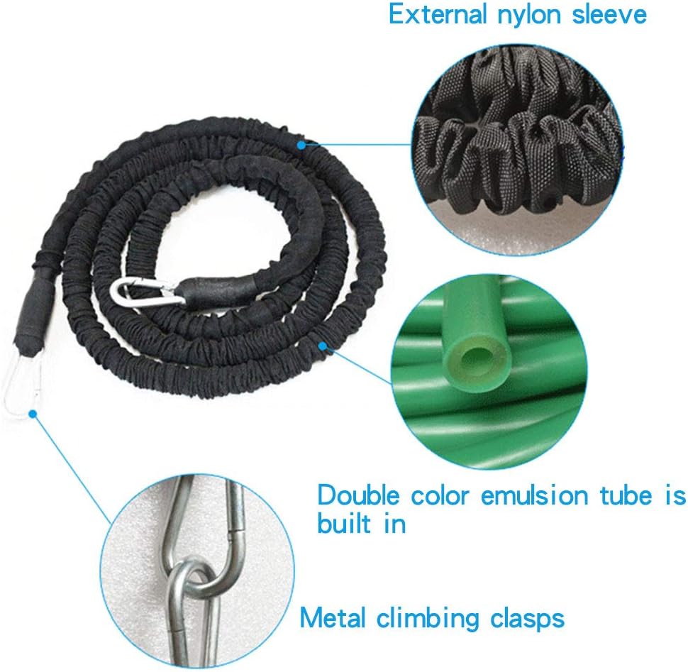 YNXing Resistance Training Rope Explosive Force Bounce Physical Training Resistance Rope Improving Speed, Stamina and Strength